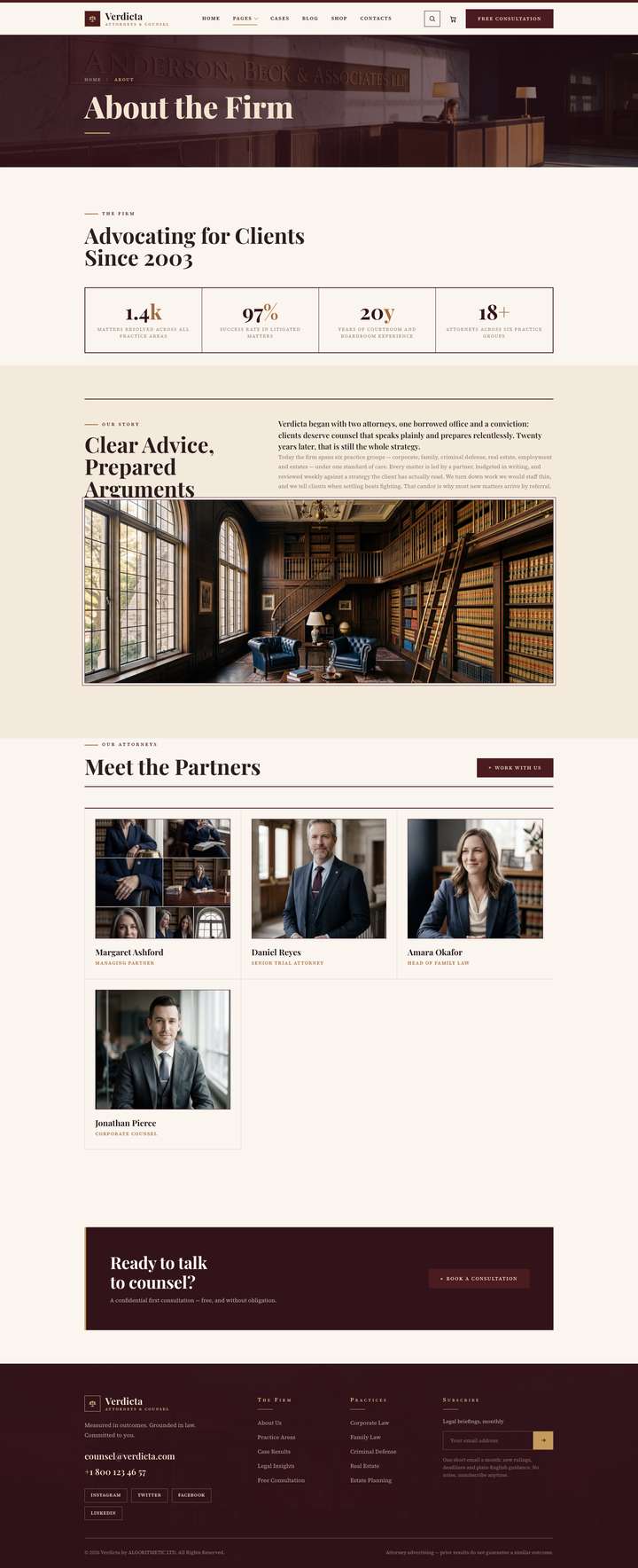 Heritage — About Us page