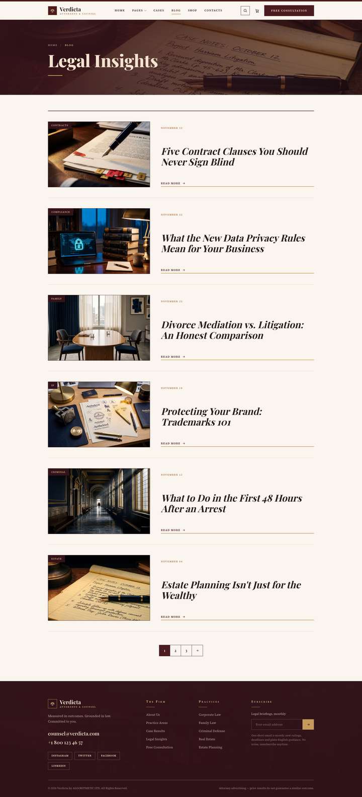 Heritage — Blog page