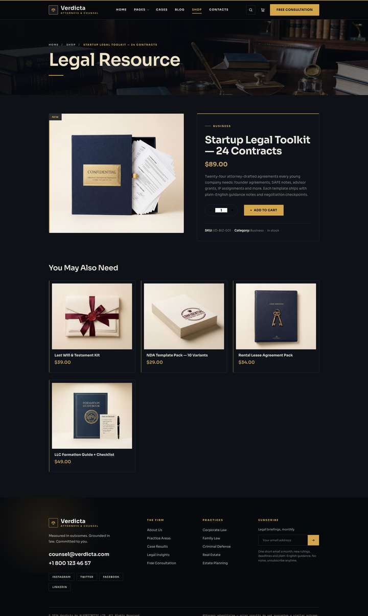 Nocturne — Product page