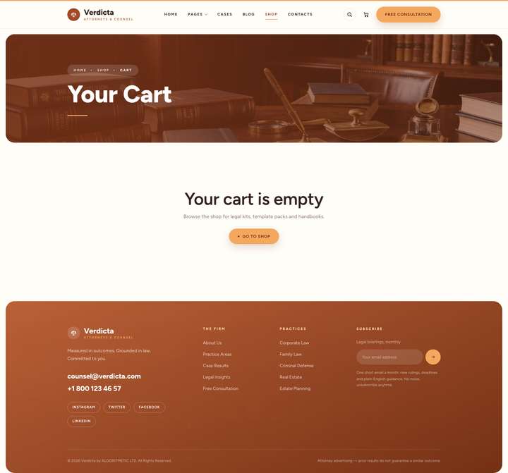 Haven — Cart page