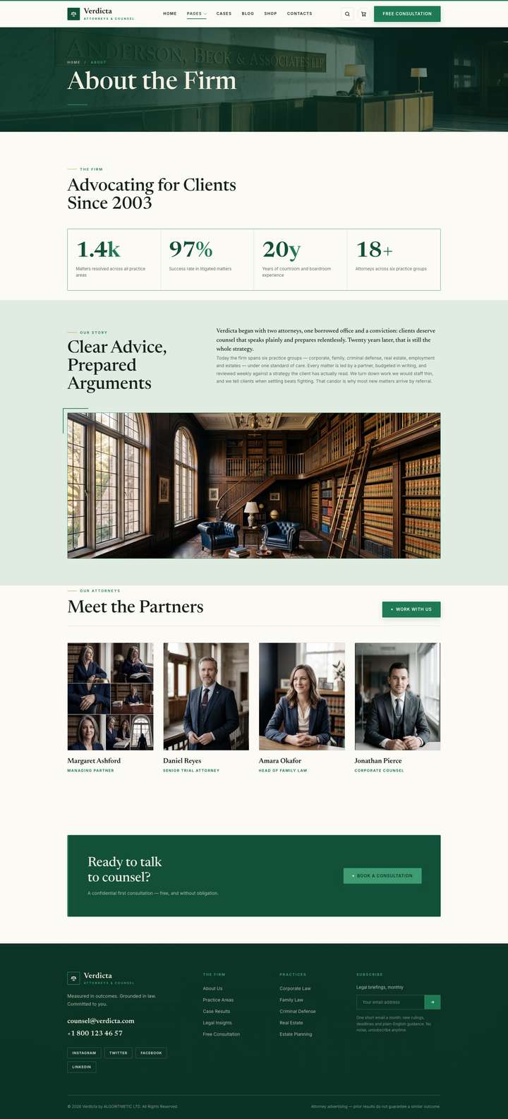 Sterling — About Us page