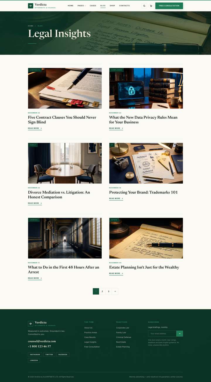 Sterling — Blog page