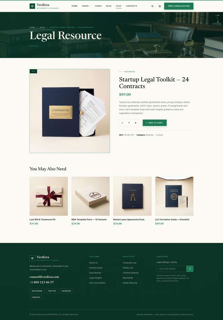 Sterling — Product page