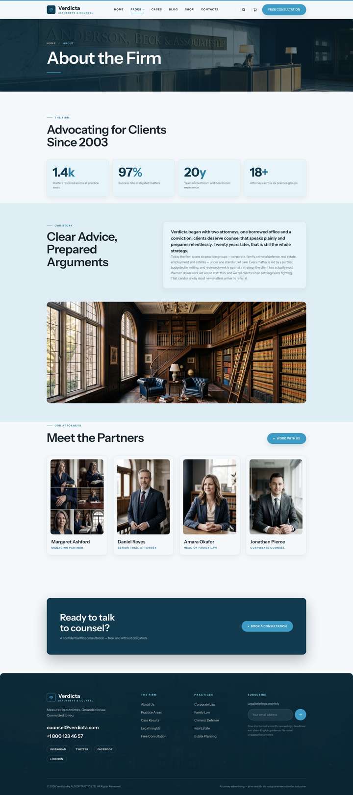 Harbor — About Us page