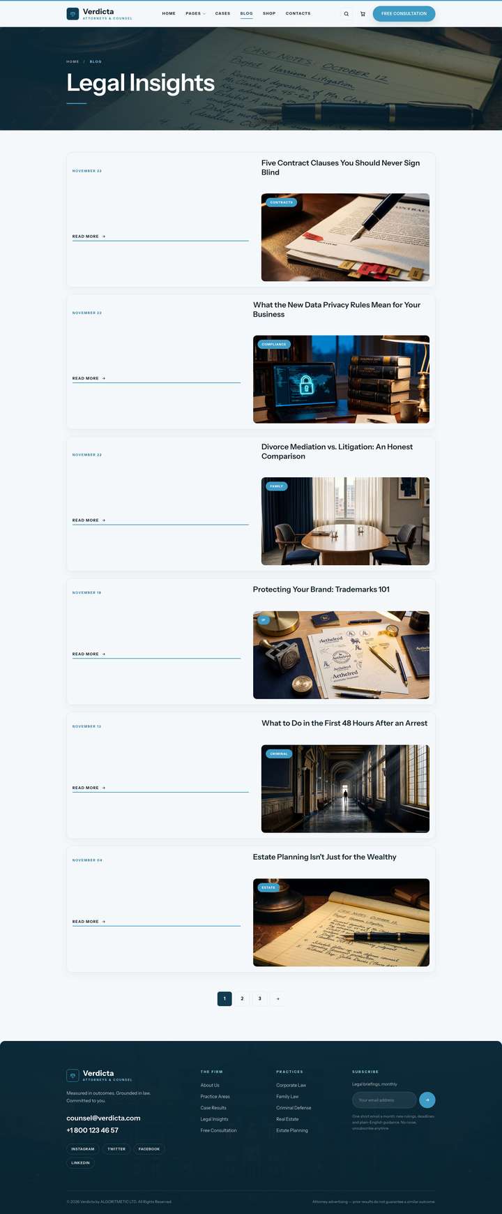 Harbor — Blog page