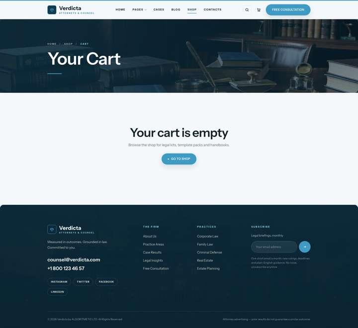 Harbor — Cart page