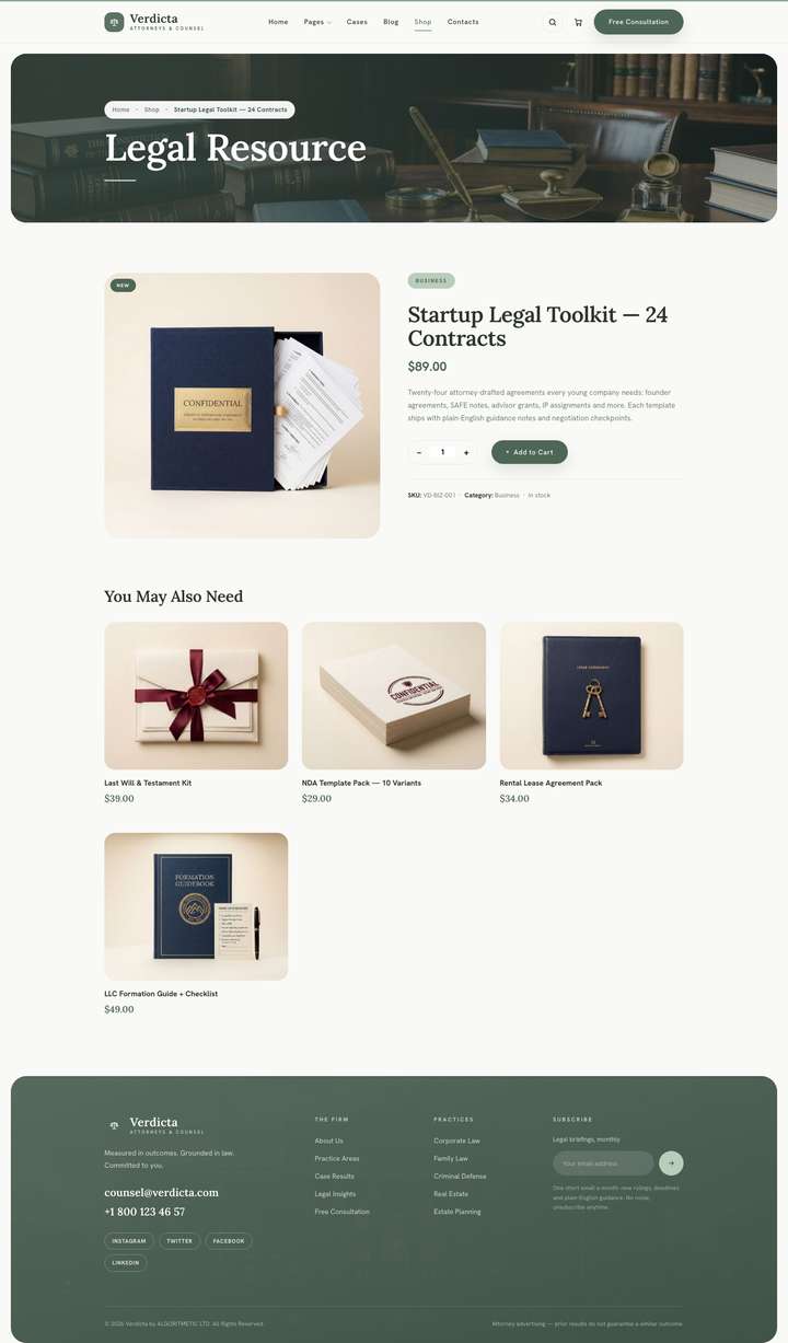 Solace — Product page