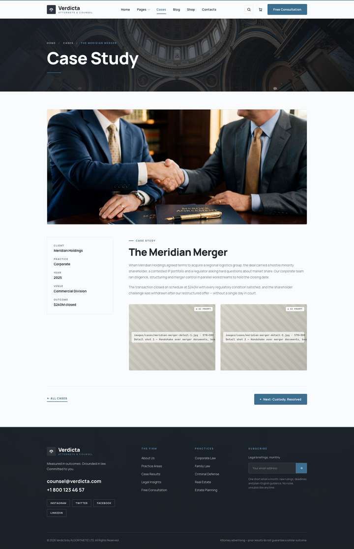 Ledger — Case Study page